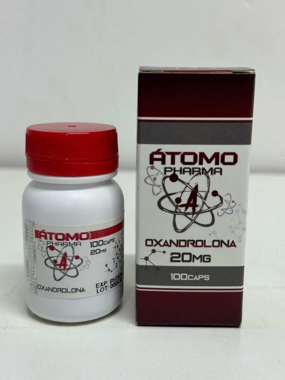 Oxandrolona 20mg -oral 100cps Atomo Pharma