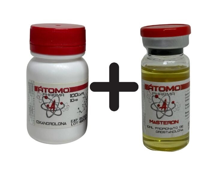 Combo Feminino definição  Oxandrolona 10mg + Masteron - Atomo Pharma