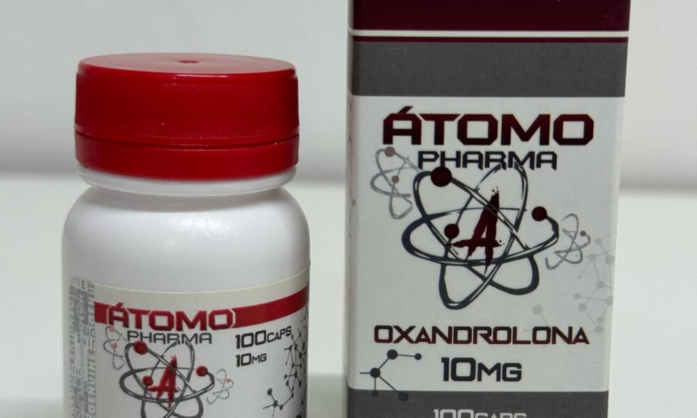 Oxandrolona 10mg 100 capsulas Atomo Pharma