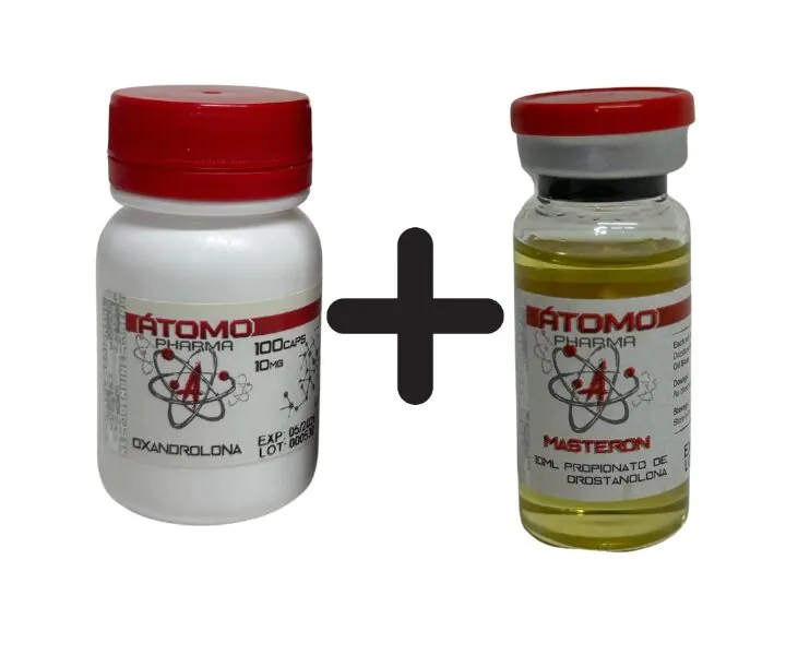 Combo Feminino definição  Oxandrolona 10mg + Masteron - Atomo Pharma