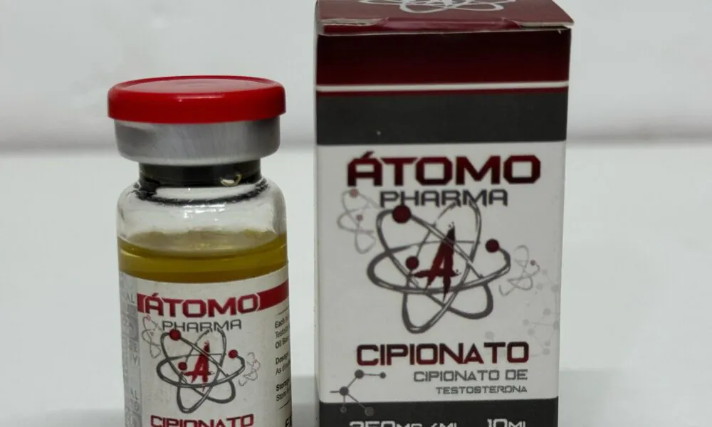 Cipionato de Testosterona 250mg 10ml - Atomo Pharma